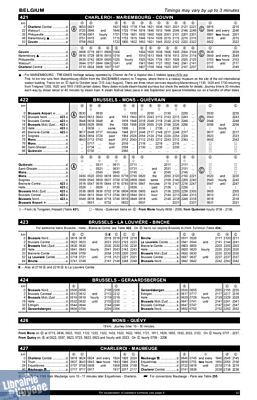 European Rail Timetable (ex guide Thomas Cook) - Guide en anglais - Summer 2026 (Horaires de trains en Europe pour l'été 2026)