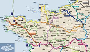 Editions Suzac - Carte - L'Europe à vélo : véloroutes & voies vertes en Europe