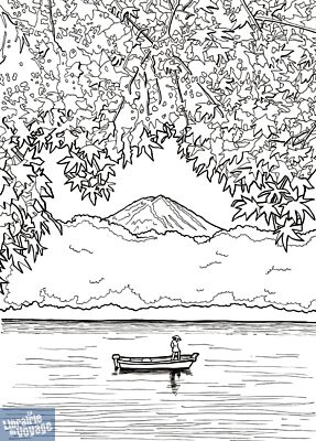 Editoins Hachette - Carnet de coloriage - Evasion au Japon (45 coloriages pour voyager sans bouger de chez soi)