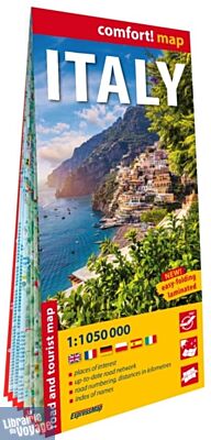 Express Map - Carte plastifiée d'Italie