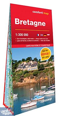 Express Map - Carte plastifiée - Bretagne