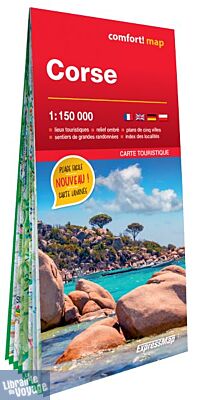 Express Map - Carte plastifiée - Corse