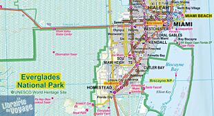 Express Map - Carte plastifiée - Floride