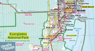 Express Map - Carte plastifiée - Floride