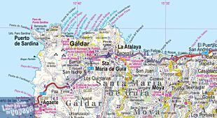 Express Map - Carte plastifiée - Îles Canaries