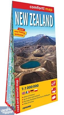 Express Map - Carte plastifiée - Nouvelle-Zélande