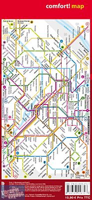 Express Map - Carte plastifiée - Plan de Paris