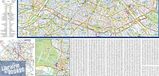 Express Map - Carte plastifiée - Plan de Paris