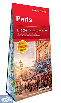 Express Map - Carte plastifiée - Plan de Paris