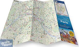 Express Map - Carte plastifiée - Plan des transports en commun de Paris