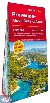  Express Map - Carte plastifiée - Provence-Alpes-Côte d'Azur