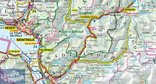 Express Map - Carte plastifiée - Suisse