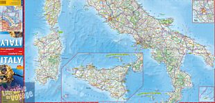 Express Map - Carte plastifiée d'Italie