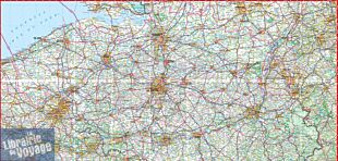 Express Map - Carte plastifiée de la Belgique
