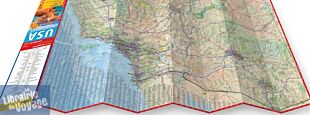 Express Map - Carte plastifiée du sud-ouest américain