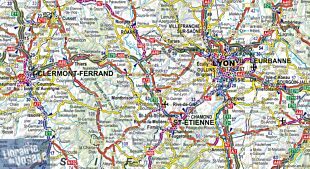 Express Map - Carte routière - France (format poche)