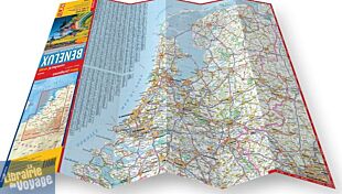 ExpressMap - Carte routière du Bénélux - Plastifiée