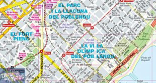 ExpressMap - Plan plastifié (format poche) de Barcelone