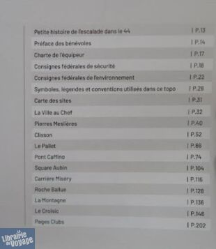 F.F.M.E - Guide - Topo d'escalade en Loire-Atlantique