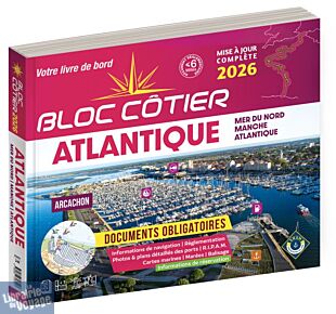 Figaro Nautisme - Guide - Bloc Côtier - Atlantique (Mer du Nord, Manche, Atlantique)  - Edition 2026