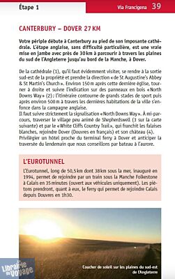 Editions Favre - Guide de Randonnée - La Via Francigena - De Canterbury au col du Grand Saint-Bernard