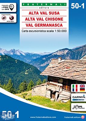 Fraternali Editore - N° 50 - 1 - Alta Val susa - Alta Val chisone - Val Germanasca