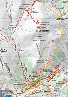 Fraternali Editore - N° 50 - 1 - Alta Val susa - Alta Val chisone - Val Germanasca