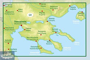 Freytag & Berndt - Carte - Chalkidiki - Thassos - Mont Olympe