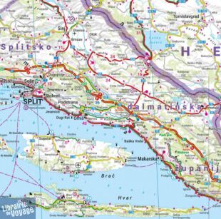 Freytag & Berndt - Carte - Croatie