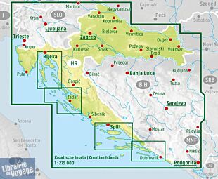 Freytag & Berndt - Carte - Croatie
