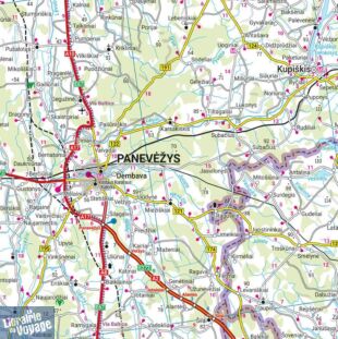 Freytag & Berndt - Carte - Pays Baltes (Estonie, Lettonie, Lituanie)