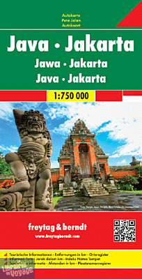 Freytag & Berndt - Carte de Java - Jakarta