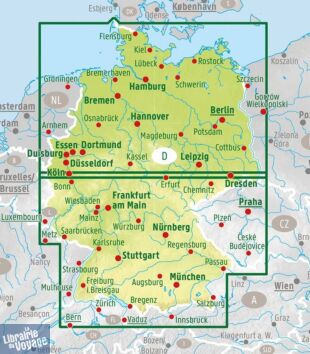 Freytag & Berndt - Carte de l'Allemagne
