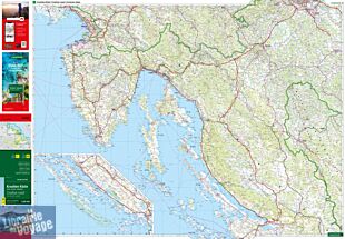 Freytag & Berndt - Carte de la côte croate (Istrie et Dalmatie)