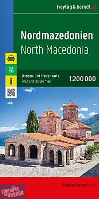 Freytag & Berndt - Carte de Macédoine du nord