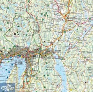 Freytag & Berndt - Carte de Norvège - n°1 - Norvège sud (Oslo, Bergen, Stavanger)