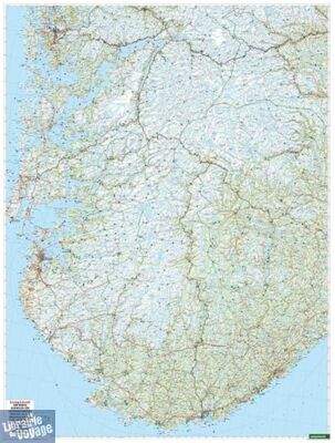 Freytag & Berndt - Carte de Norvège - n°1 - Norvège sud (Oslo, Bergen, Stavanger)