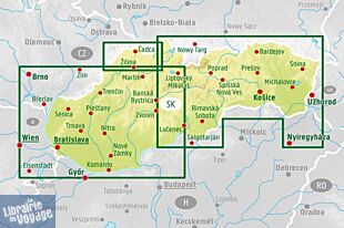 Freytag & Berndt - Carte de République Slovaque