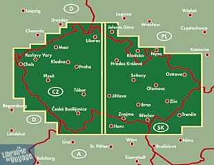 Freytag & Berndt - Carte de République Tchèque 