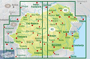 Freytag & Berndt - Carte de Roumanie et Moldavie