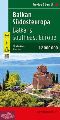 Freytag & Berndt - Carte des Balkans - Europe du sud-est