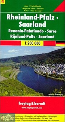 Freytag & Berndt - Carte du Palatinat rhénan - Sarre