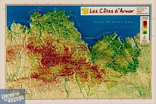 Géorelief - Carte en relief - Côtes d'Armor