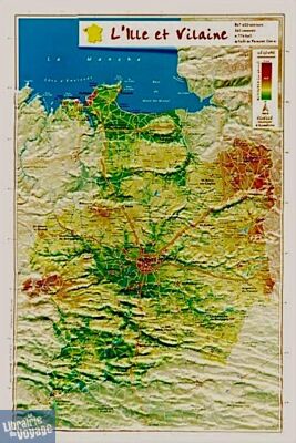 Géorelief - Carte en relief - Ille-et-Vilaine