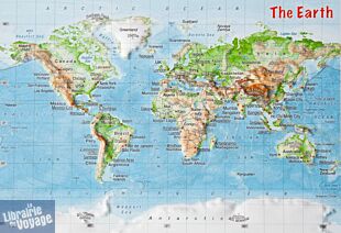 Georelief - Carte Postale en relief - Le Monde
