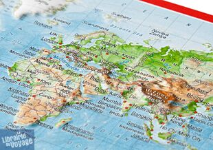 Georelief - Carte Postale en relief - Le Monde