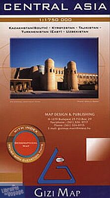 Gizi Map - Carte - Asie Centrale