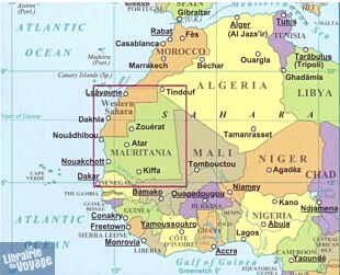 Gizi Map - Carte - Mauritanie