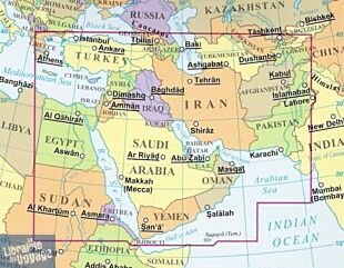 Gizi Map - Carte - Moyen Orient