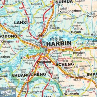 Gizi Map - Carte - N°3 - Chine Nord-Est (De Pékin vers le Nord Est)